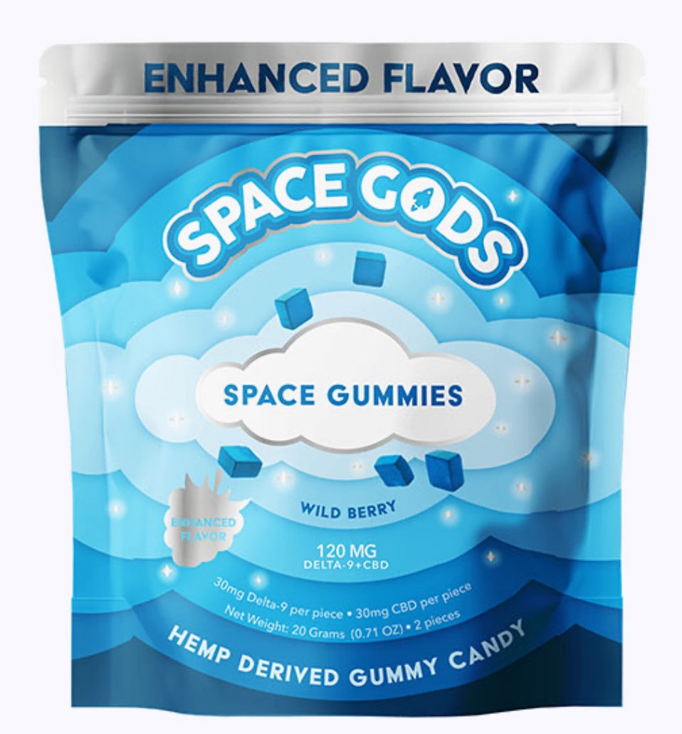 Space Gods Delta 9 Gummies 2ct | 60mg