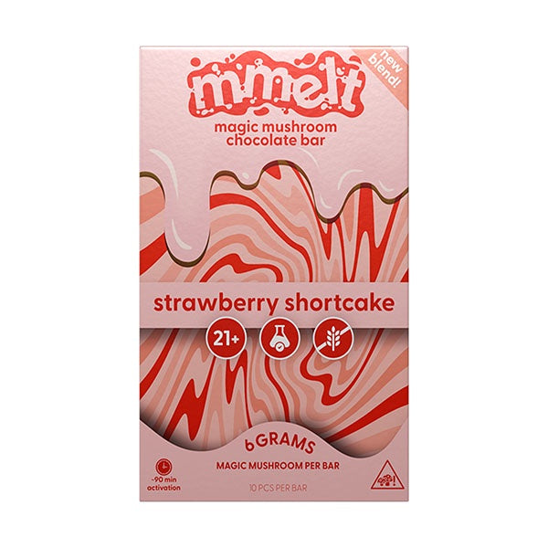 Mmelt Mushroom Chocolate Bars | 10 Pieces