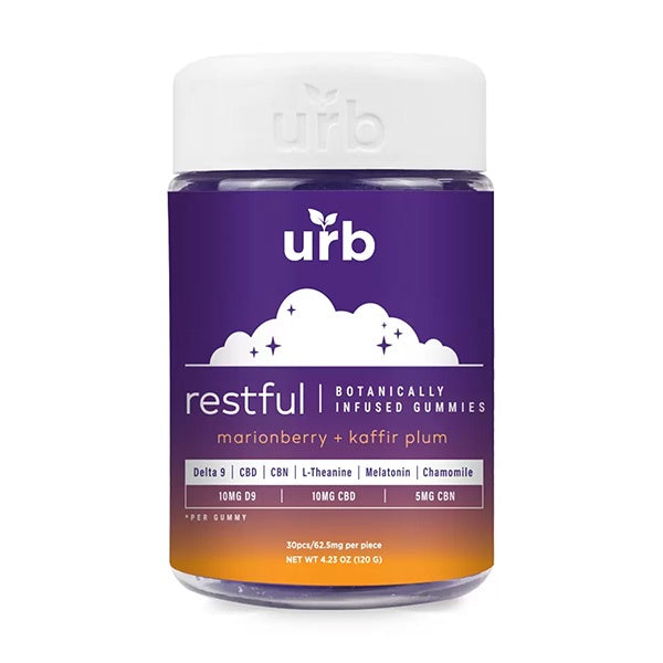 Urb Restful Botanical Infused Gummies | 1875mg