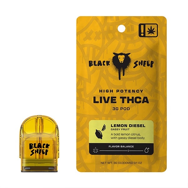 BLACK SHEEP HIGH POTENCY LIVE THCA POD REFILL | 3G