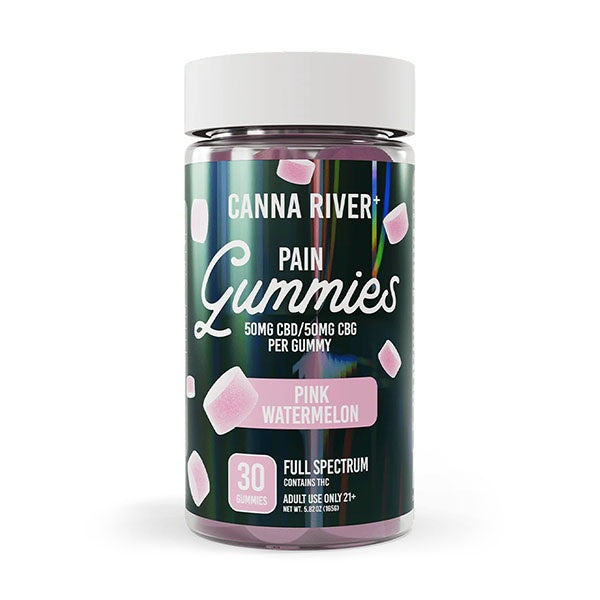 Canna River Full Spectrum Pain Gummies | 300mg CBD + 90mg THC
